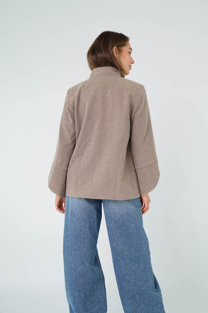 Alice Coat Light Taupe / Vizon
