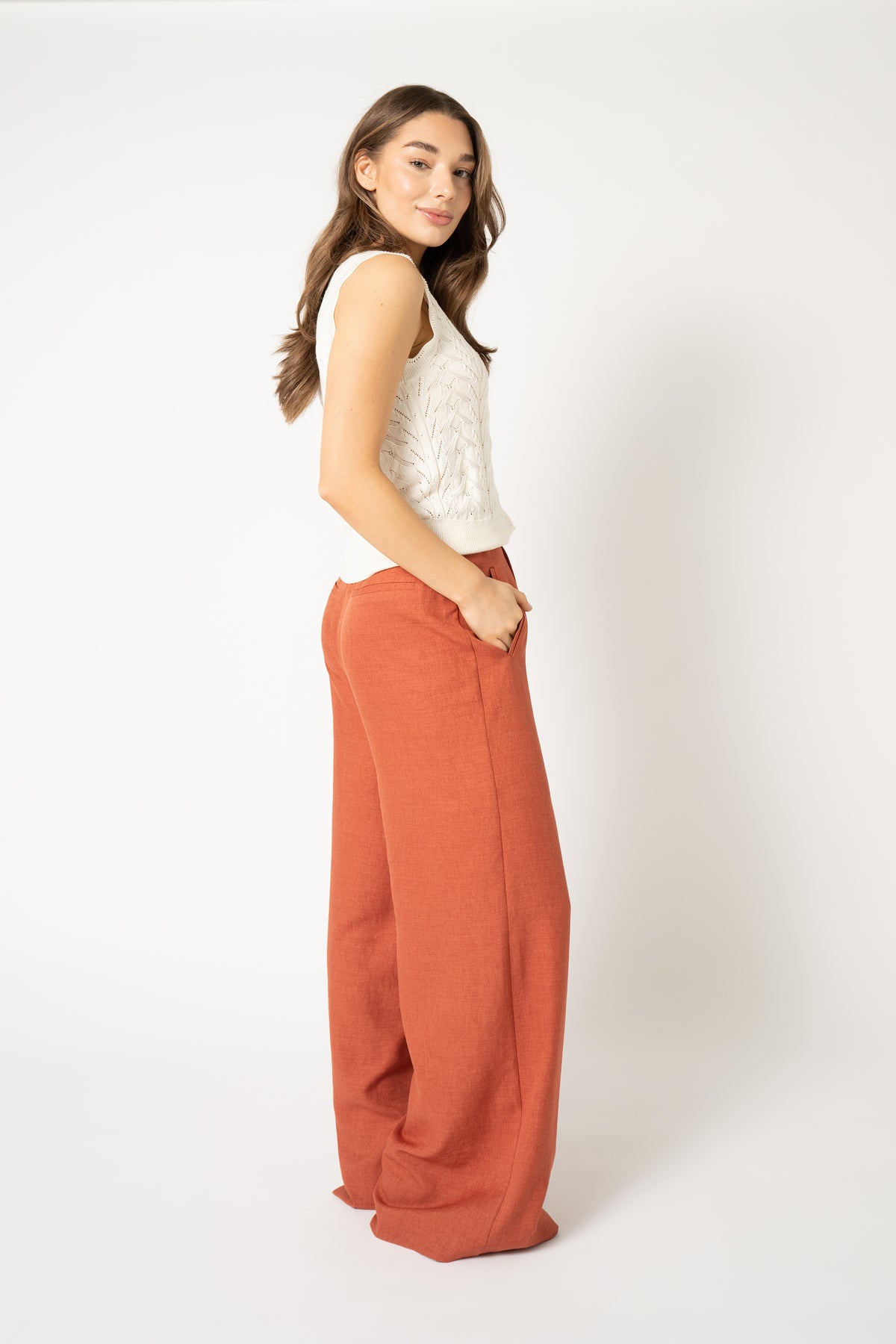 Isabella Knitted Off White