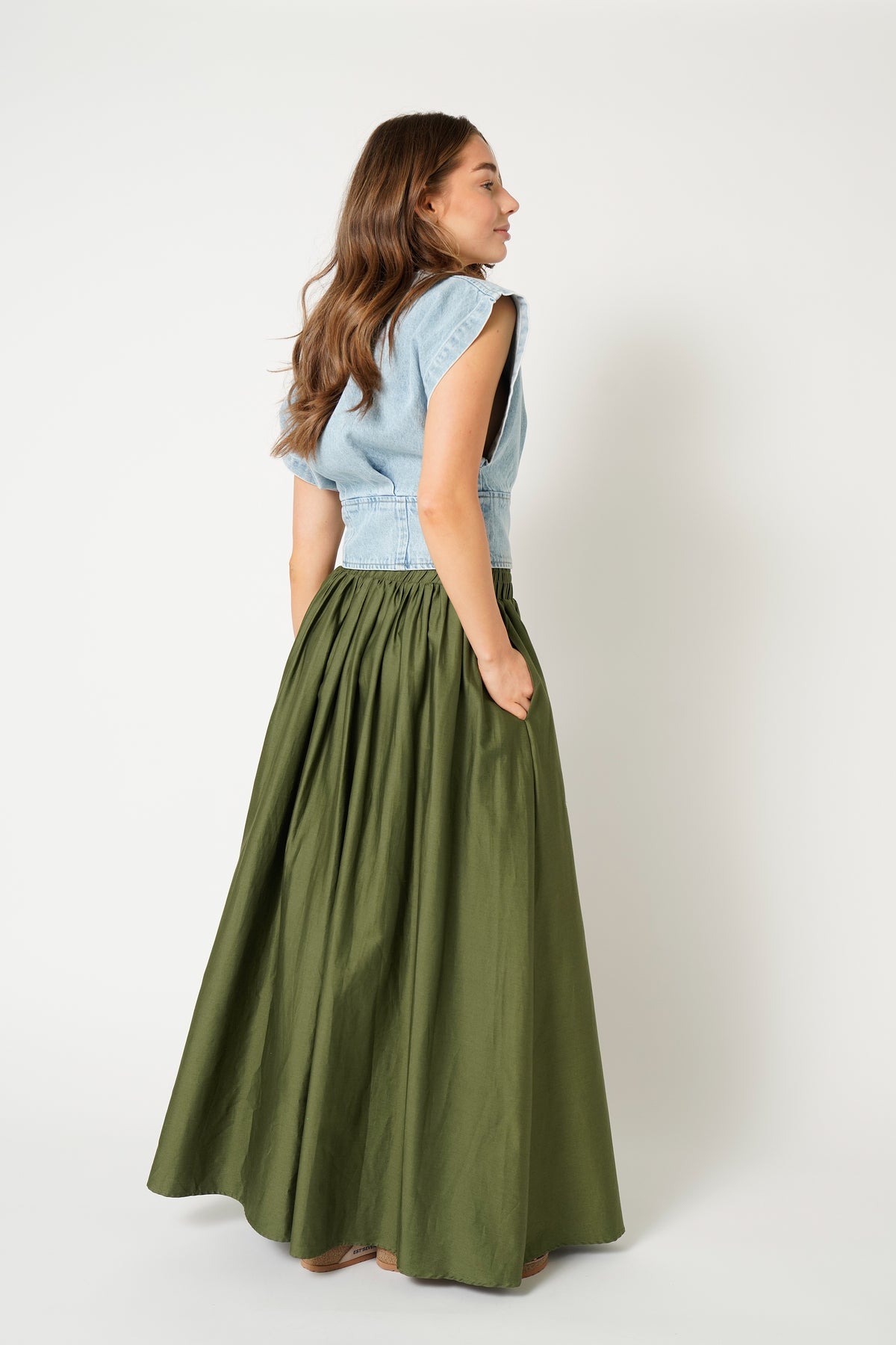 PFEIFFER DENIM TOP 26 Light Snow Wash Blue