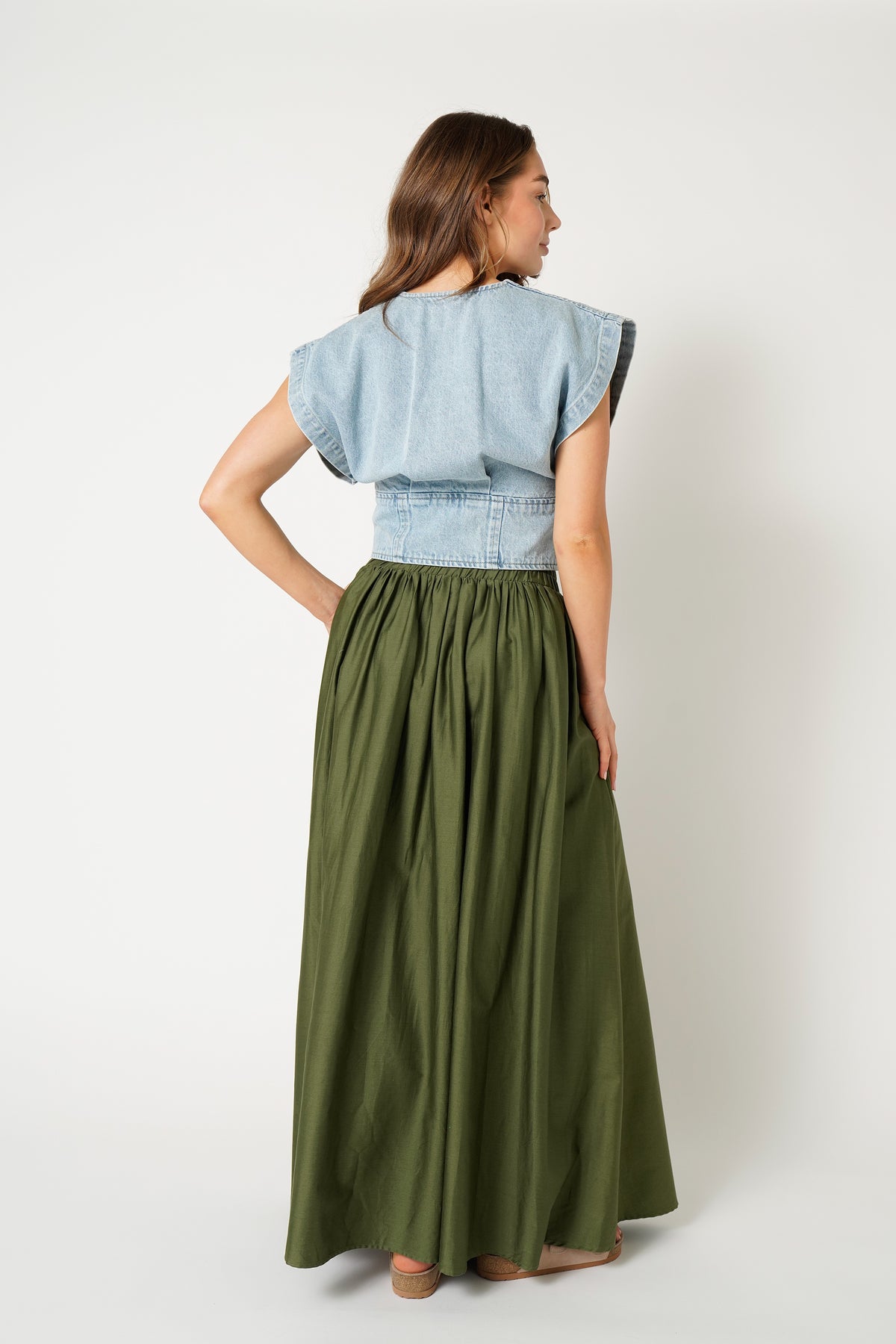 PFEIFFER DENIM TOP 26 Light Snow Wash Blue
