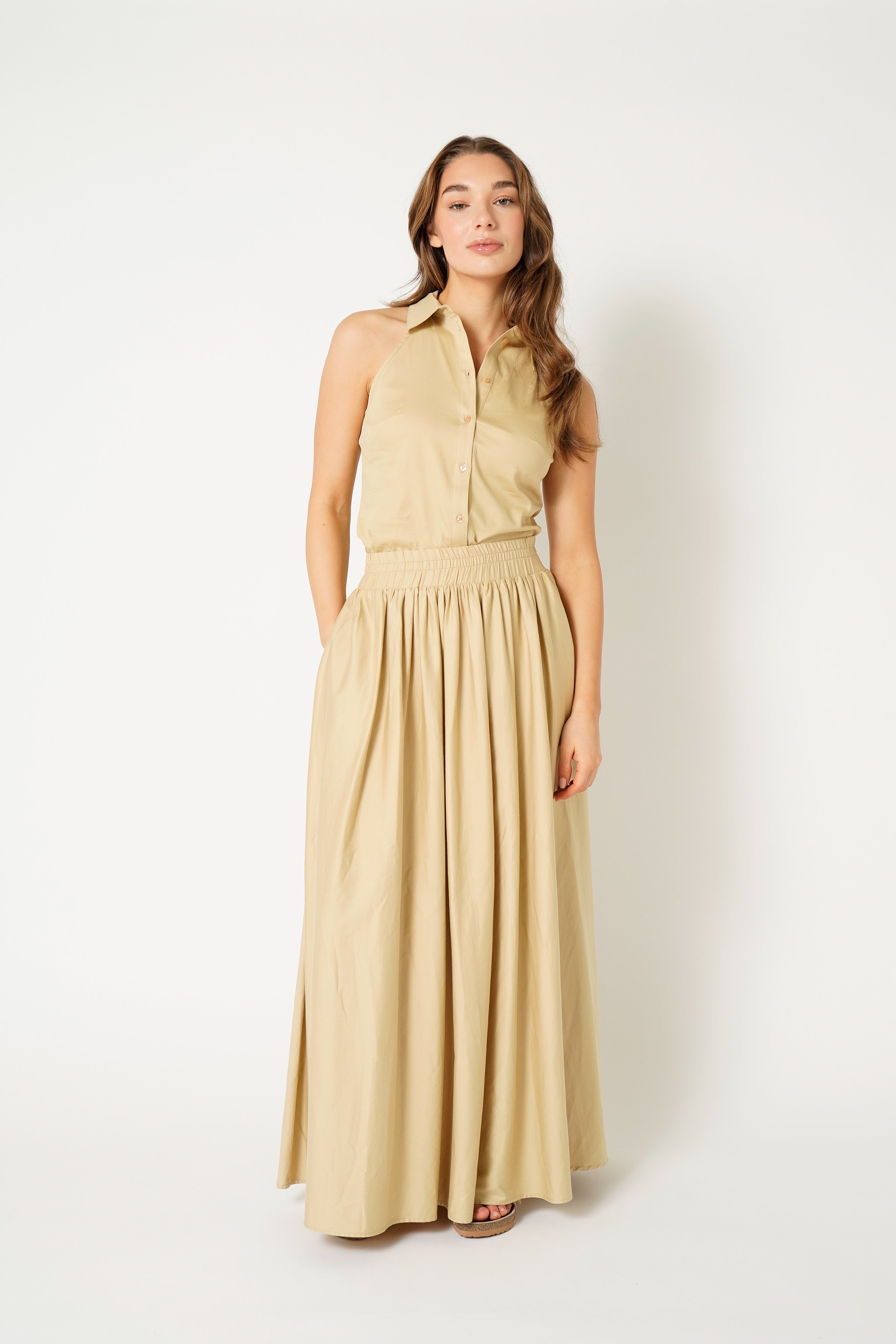 LUCIA BLOUSE RNBW Creme