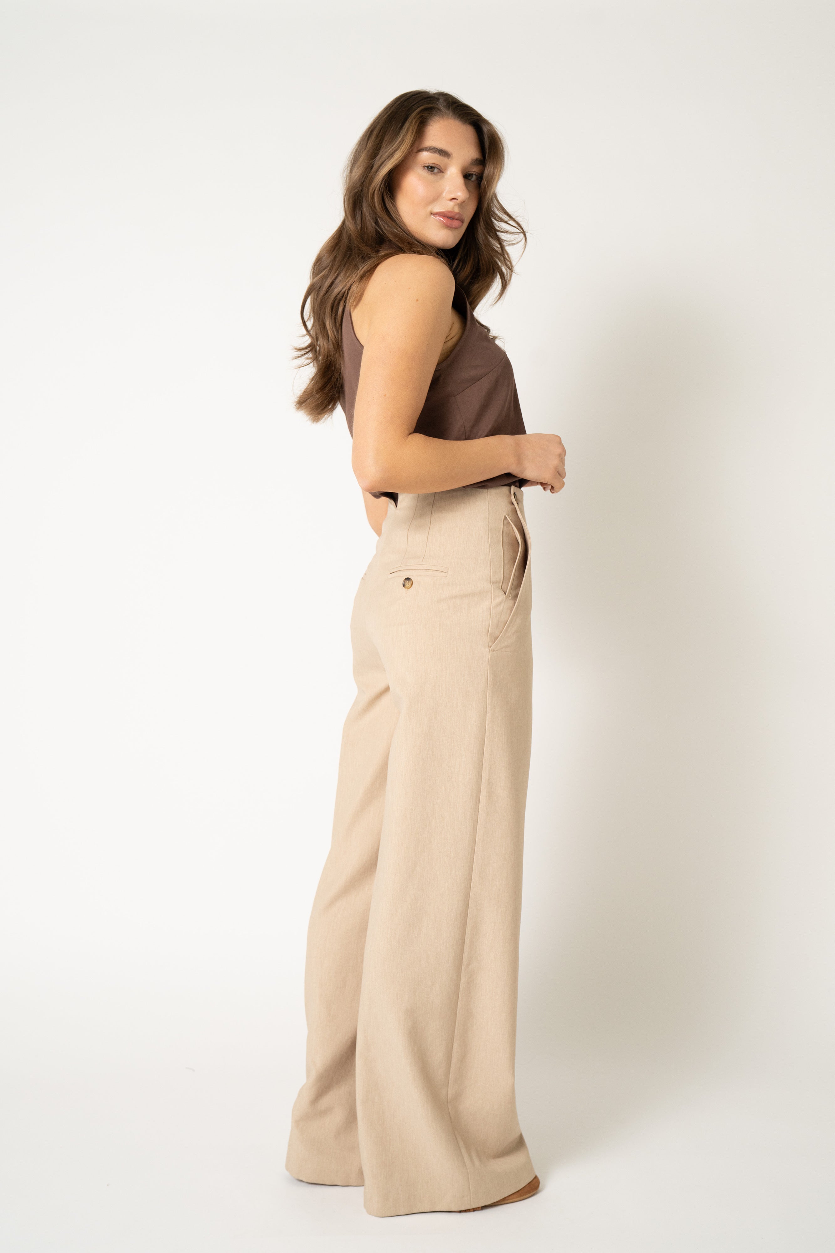 SCOTTIE PANTALON Beige Allegra
