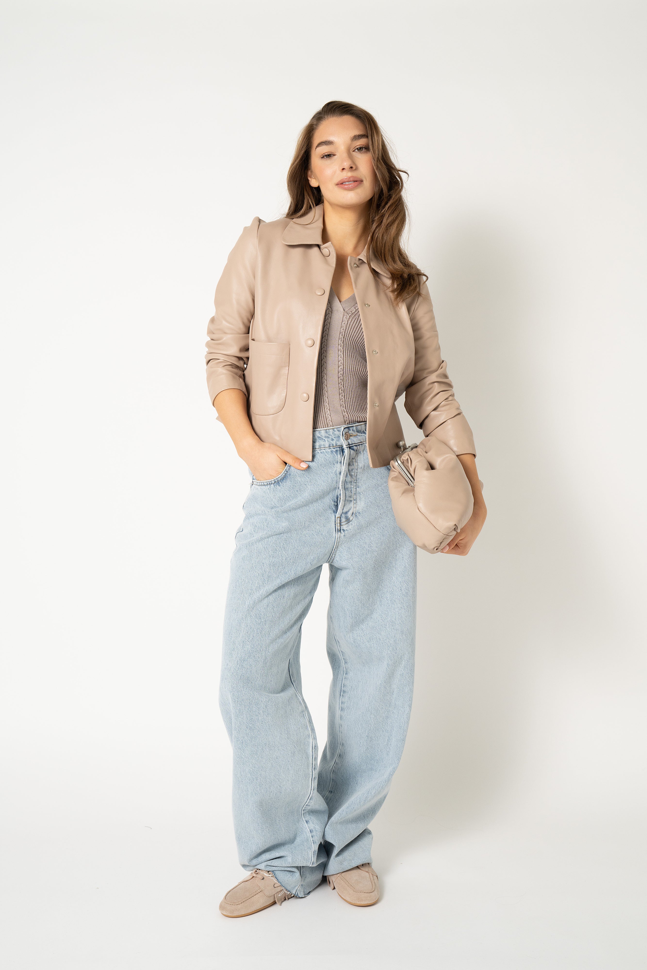 EVI JEANS 26 Light Snow Wash Blue