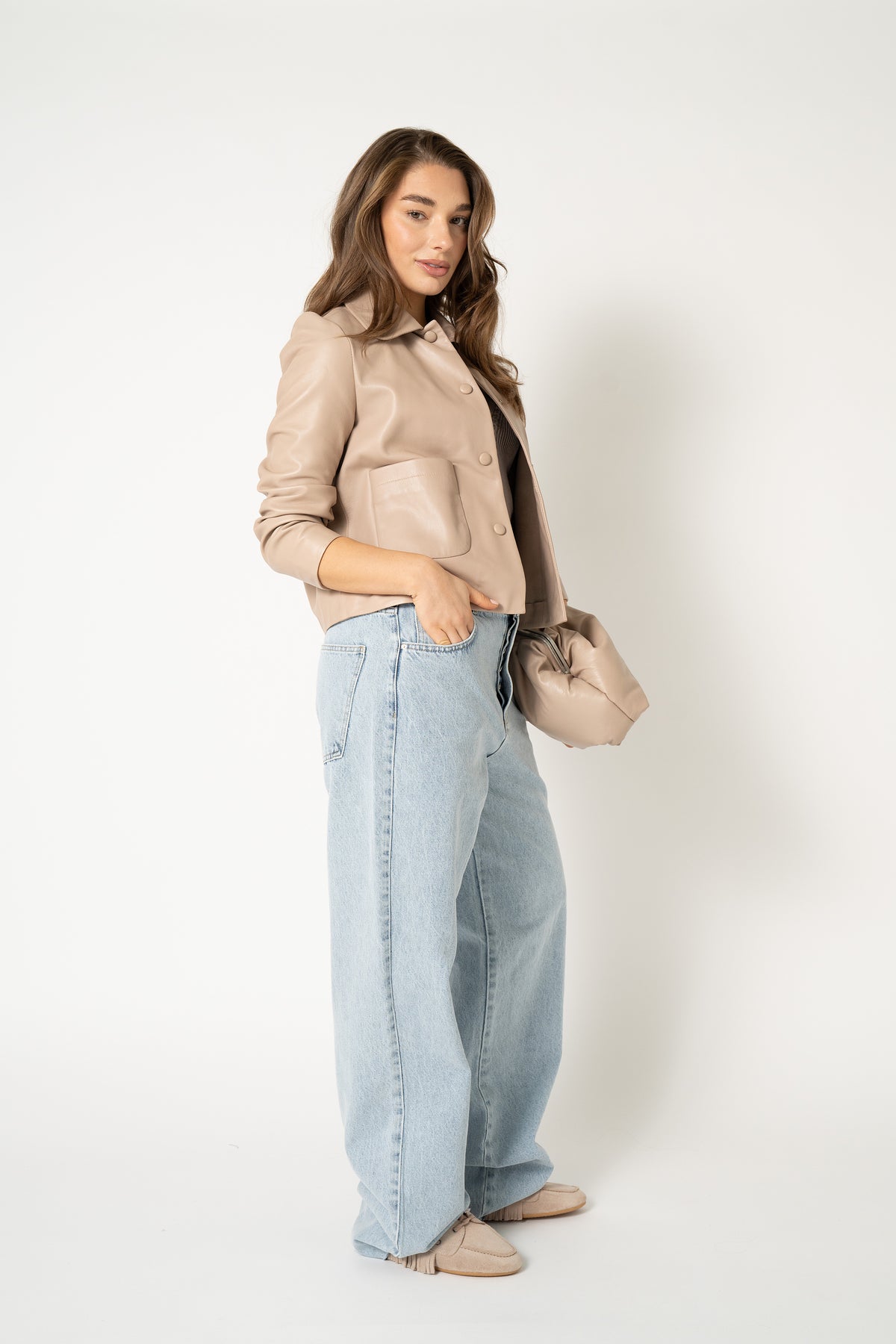 EVI JEANS 26 Light Snow Wash Blue