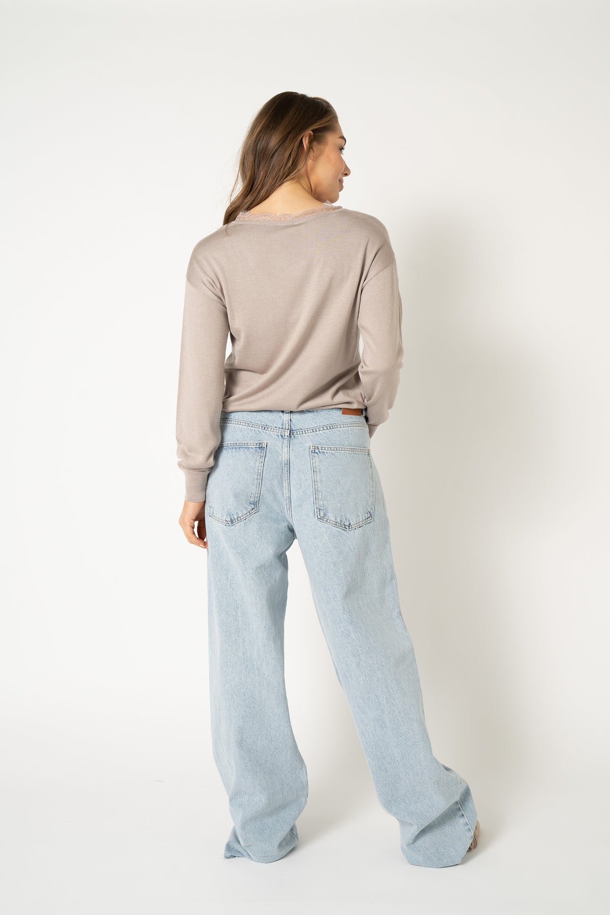 Charlotte Knitted Taupe