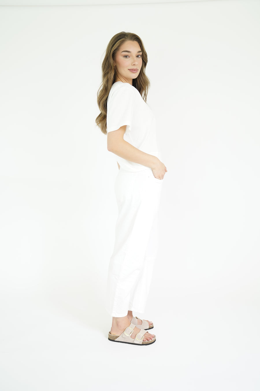 BELLBARREL DENIM PURE WHITE