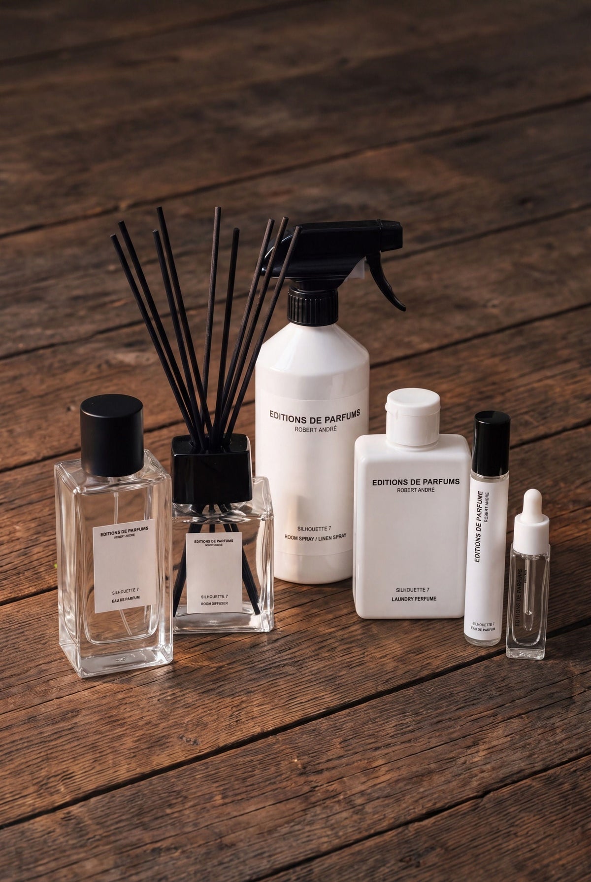 Raumduftstäbchen SILHOUETTE7 Produktfamilie