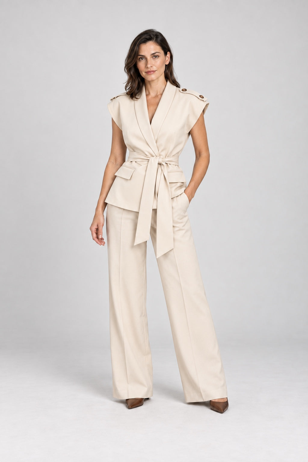 SIRAL TOP BEIGE — productfoto 1
